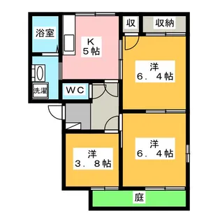 アルティームハイツ【1階】の間取り