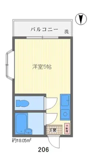 パルテルゼオン【2階】の間取り