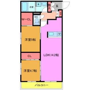 M-Point+【4階】の間取り
