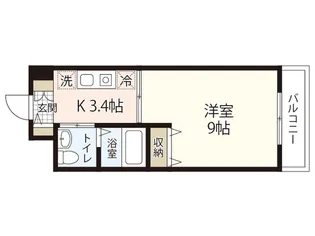 アプレックス出汐【3階】の間取り