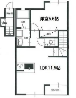 クレア【2階】の間取り