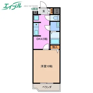 ハイタウン久保【2階】の間取り