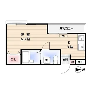 HIJIRI中野坂上【3階】の間取り
