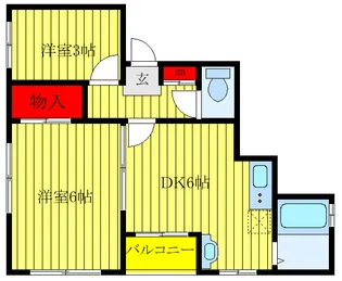 川口屋コーポ【2階】の間取り