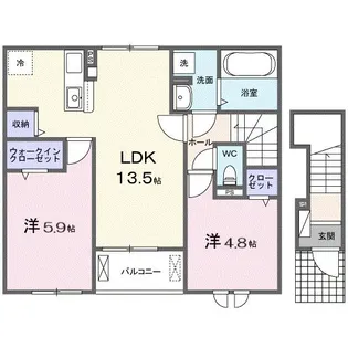 グラン ヴェール【2階】の間取り