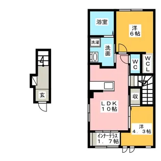 Casa Calma【2階】の間取り