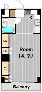 TCRE-生麦【3階】の間取り