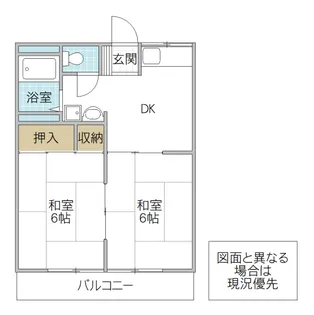サンパール葉月【2階】の間取り