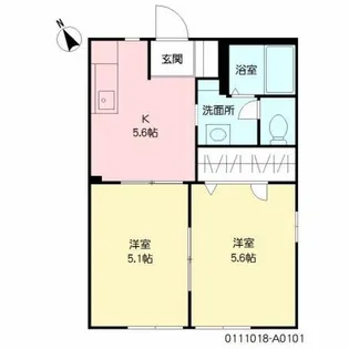 ブランセル【1階】の間取り