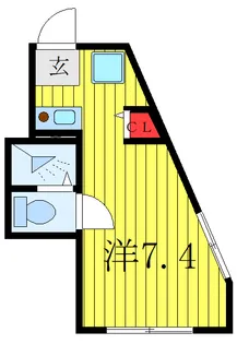 ヴァンヴェール王子神谷【1階】の間取り