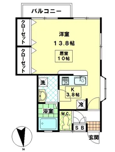 スターハイム【1階】の間取り