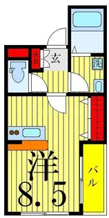 星谷ハイム五番館【3階】の間取り