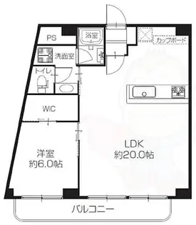 コーポ中津【3階】の間取り
