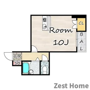 フレームコート43【1階】の間取り