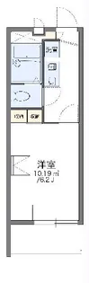 レオパレスシャンテ三国本町【3階】の間取り
