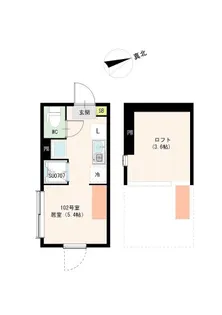 HARUMI上高井戸【1階】の間取り