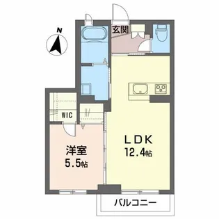ベレオST【3階】の間取り