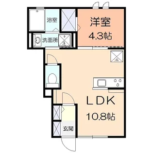 カーサ ソレアーダ【1階】の間取り