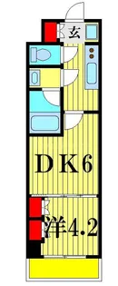 パークアクシス市川【2階】の間取り