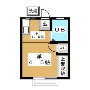 恵林ハイツ【2階】の間取り