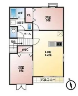 ファストジュール【2階】の間取り