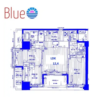 セルアージュ横濱鶴見アストレ【8階】の間取り