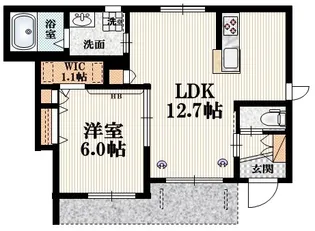 パウローニア【1階】の間取り