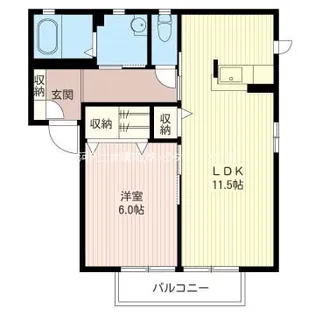 ベルナティオA【2階】の間取り