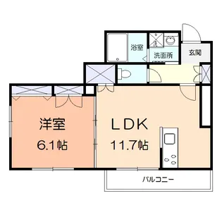 M’s9【2階】の間取り