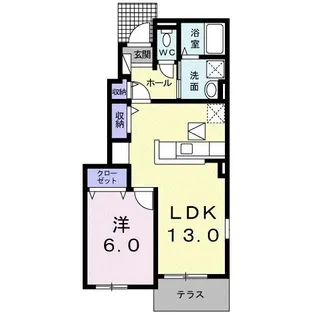 NEW S【1階】の間取り