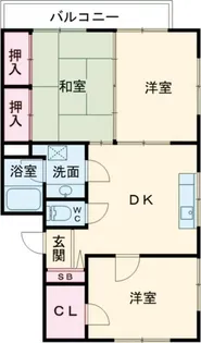 ピノハイツ皆瀬【4階】の間取り