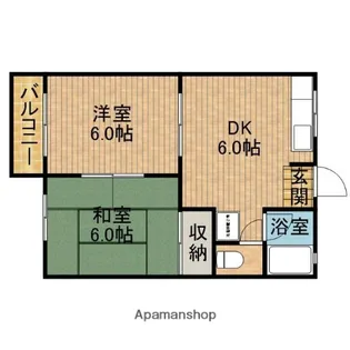 コンシェールエンドー【1階】の間取り