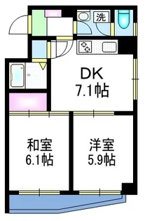 東長崎ヒルズ【2階】の間取り