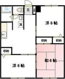 サニーヒルカネコ【1階】の間取り