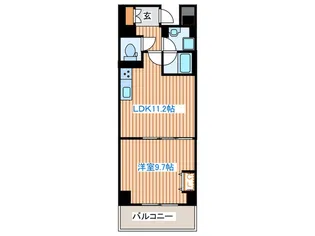 ラピスラズリ榴岡【6階】の間取り