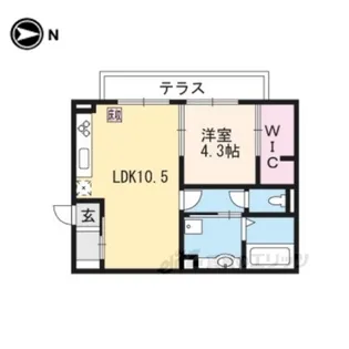 RiberaSquareA棟【1階】の間取り