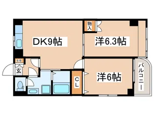パステル小茂根【1階】の間取り