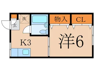本町ハイム【1階】の間取り