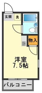 プラザエザンス【2階】の間取り