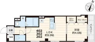 classo【4階】の間取り