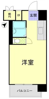 東建東五反田マンション【10階】の間取り