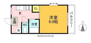 サンシティ杉山III【2階】の間取り