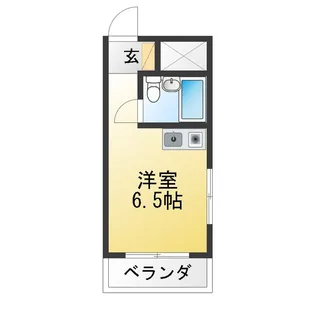 朝日プラザ静岡南安倍【5階】の間取り