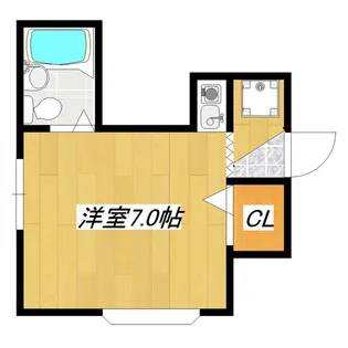 メゾンドアンジュ【1階】の間取り