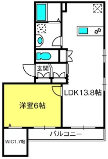 スパシエ上尾【2階】の間取り