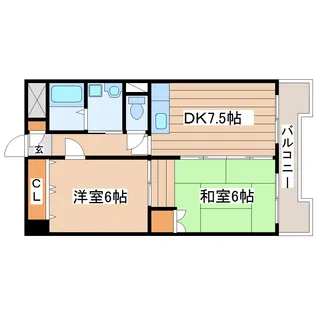 レオンヒル長町【2階】の間取り