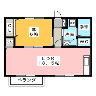 PRATOII【1階】の間取り