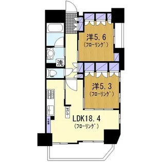 リビオ南林間【2階】の間取り
