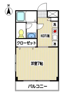 イーストハイム【1階】の間取り