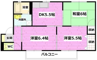 プランタン【1階】の間取り